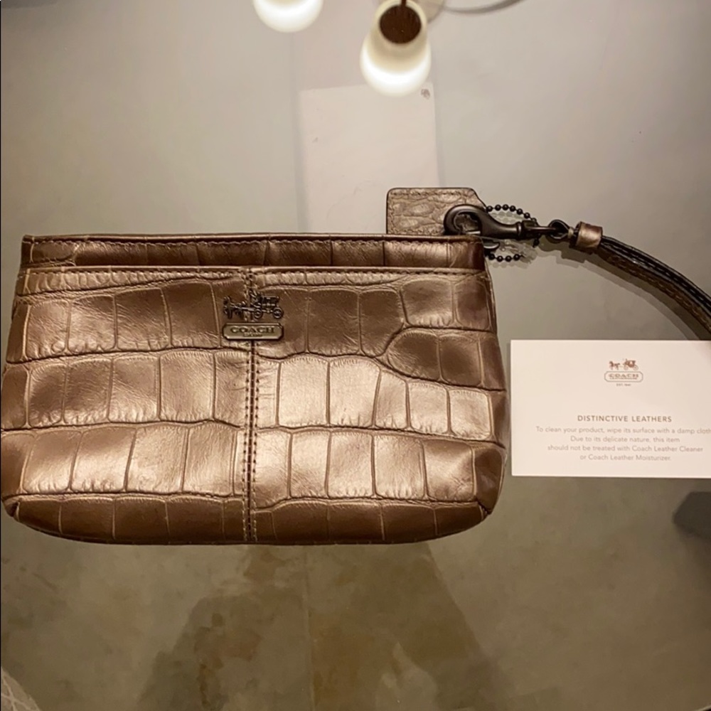 Coach Wristlet - Never Used - Bronze Color